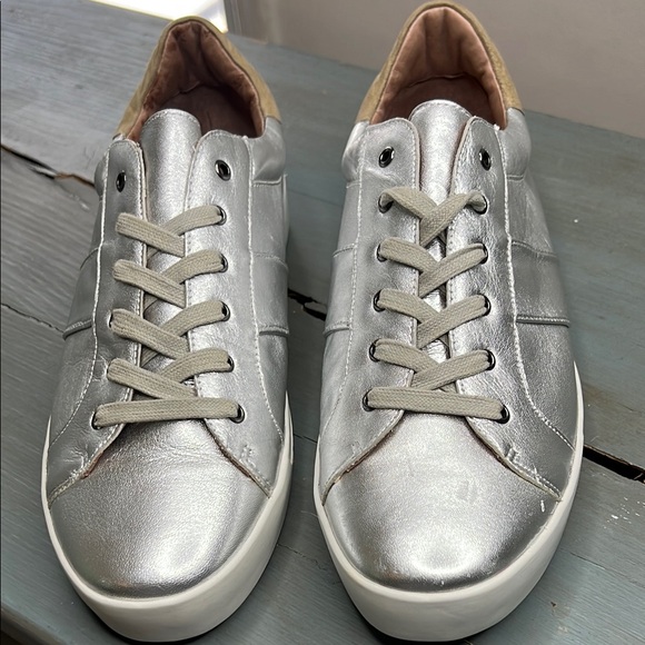 JOIE Silver Women's Sneakers - Picture 6 of 7